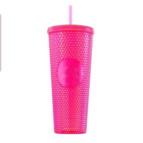 Starbucks Other - Starbucks Holiday 2019 Hot Pink Studded Tumbler